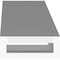 Ekena Millwork 3 1/2-in. W x 36-in. D x 40-in. H Legacy Architectural Grade PVC Knee Brace BRCP035X36X40LEC - alternate 4